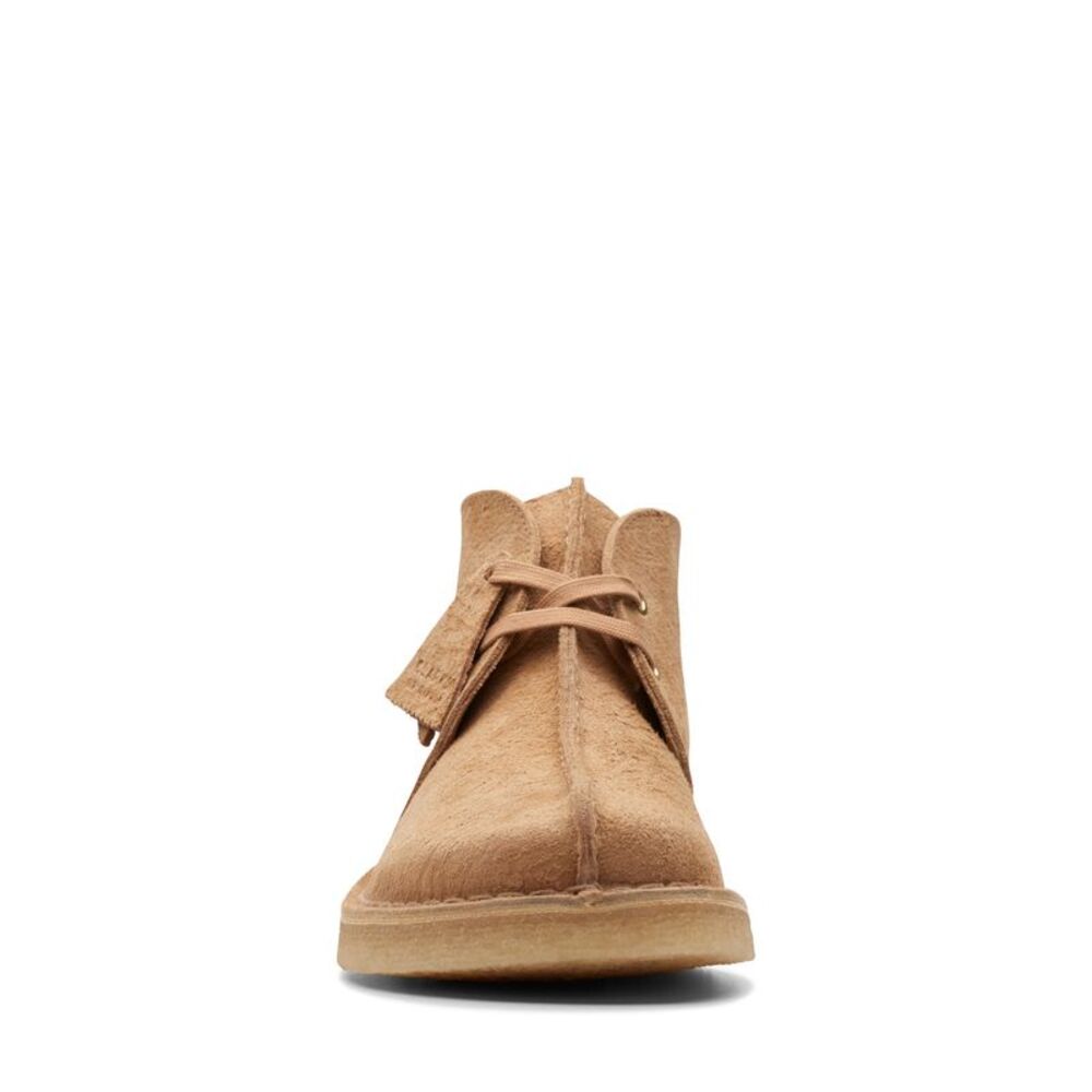 Clarks Mens Desert Trek Hi Brown Boots (NWT) - Picture 3 of 6